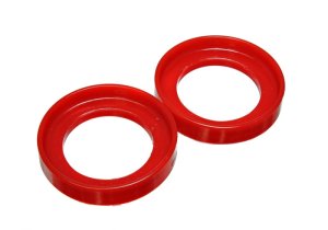 Honda Civic Si Spring Isolators - Rear Front - Energy Suspension - Performance Polyurethane - Red - `99-`00